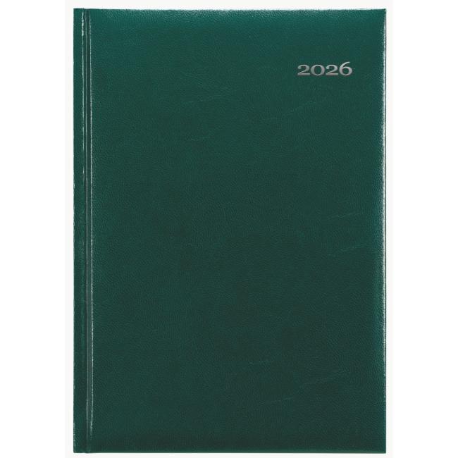 Kronos týdenní diář A5 14,8 x 21 cm zelený 2026