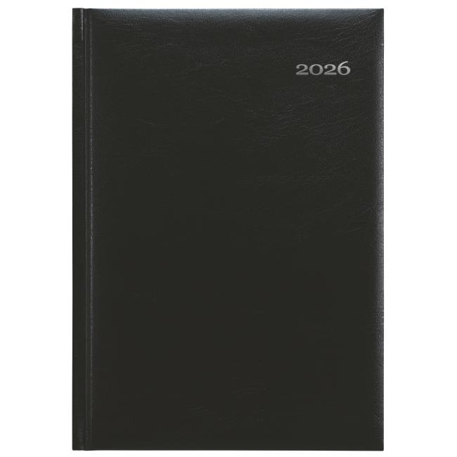 Kronos týdenní diář A5 14,8 x 21 cm černý 2026