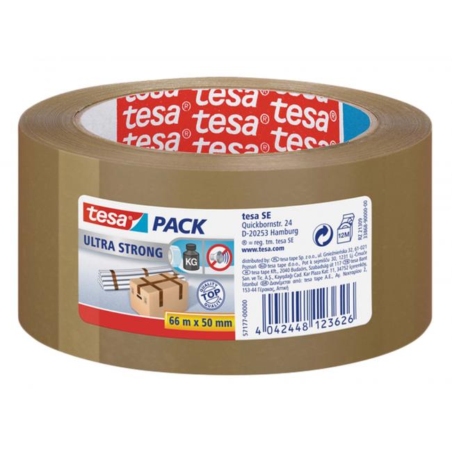 [TE057177] Balící lepící páska TESA ultra strong 50mm x 66m hnědá