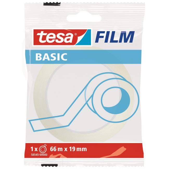Lepicí páska TESA basic 19 mm x 66 m