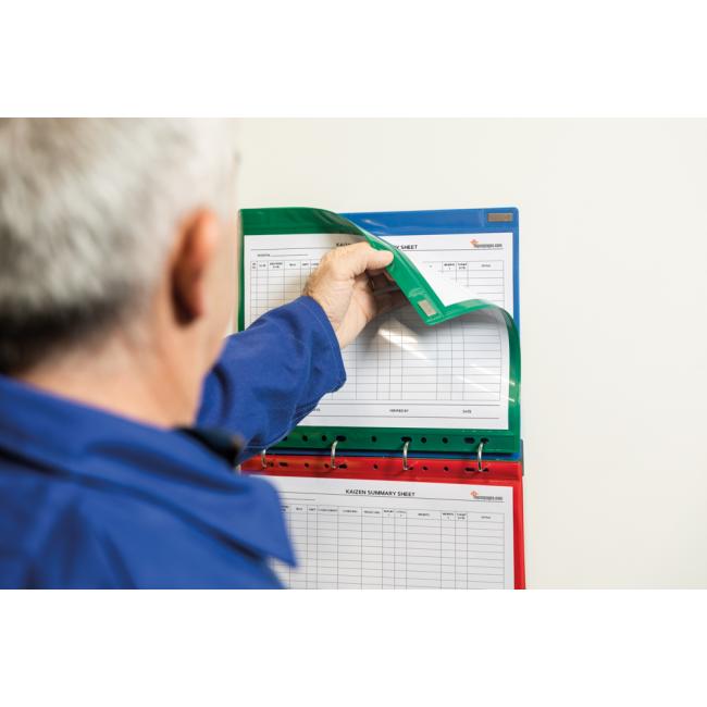 [TF181110] Magnetická kovová lišta Tarifold se 4-kroužkovou mechanikou