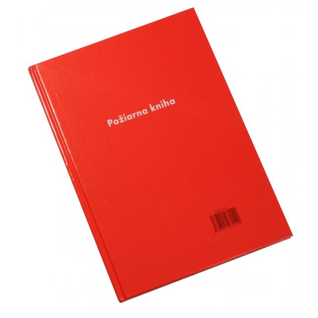 Požární kniha, A4, tvrdá vazba, 96 listů