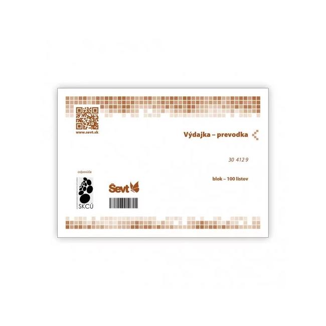 [TL304129] Výdejka - převodka, A5, 100 listů