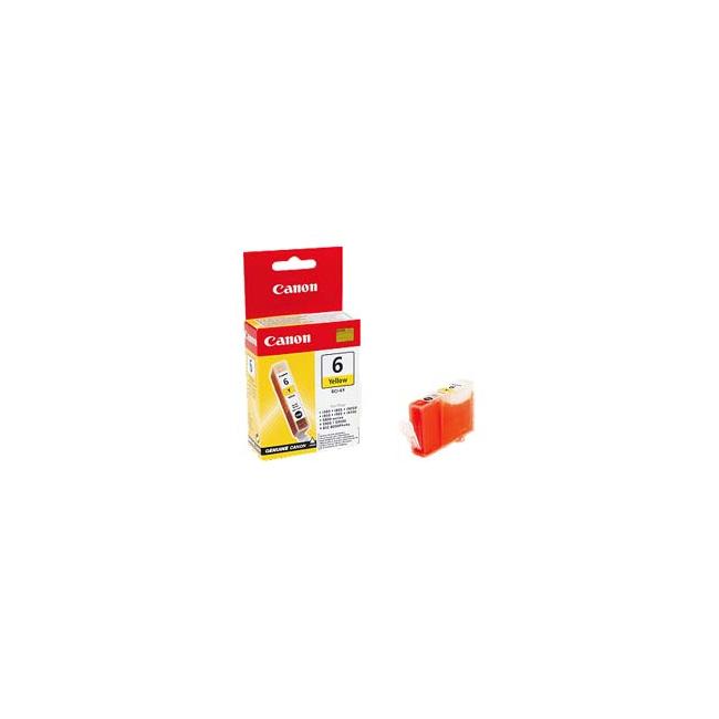 [CA000625] Inkoustová náplň Canon BCI-6Y pro Pixma iP4000/5000/6000D/MP750/780 yellow (390 str.)