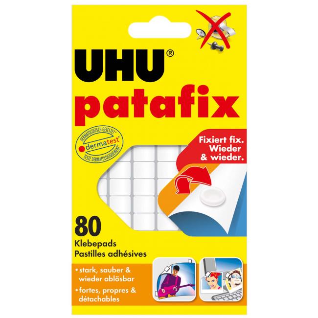 [UH048810] Lepicí guma UHU patafix bílá