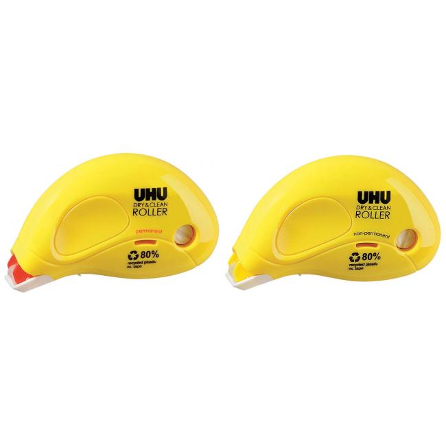 [UH050475] Lepicí roller UHU Dry&Clean permanentní jednorázový 6,5mm x 8m 479157