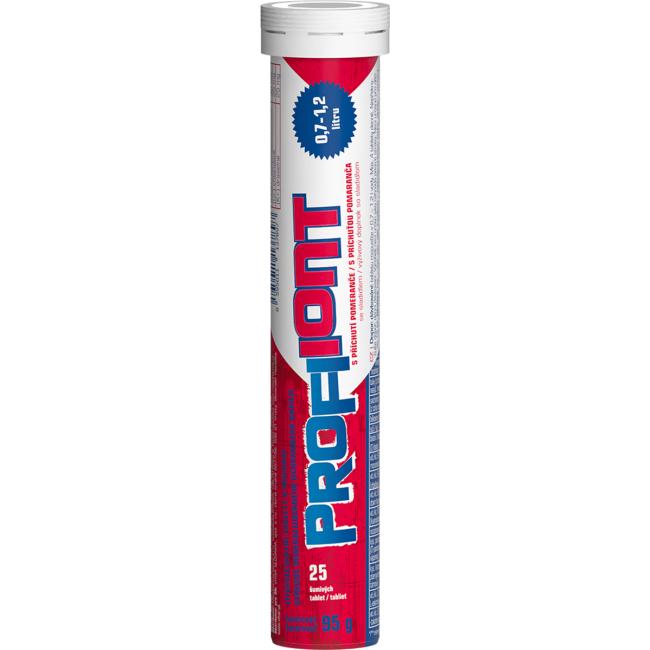 [VI649723] Profi Iont šumivé tablety, pomeranč, 25 tablet