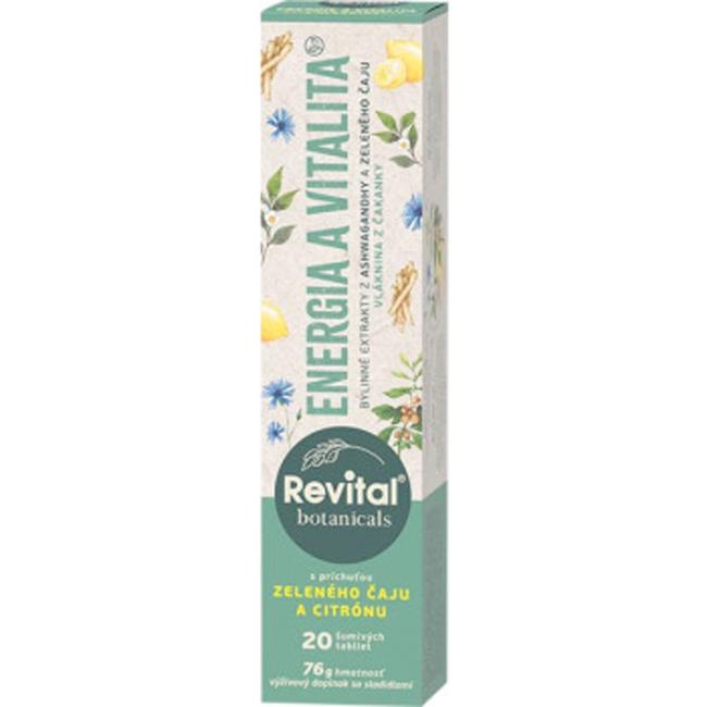 Revital Botanicals Energie a vitalita, 20 šumivých tablet