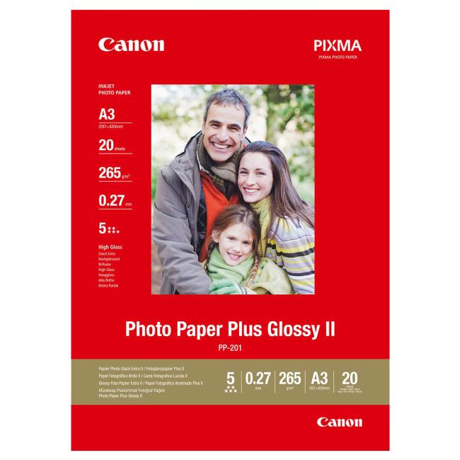 Papír Canon PP-201 A3, 20 ks, lesklý, 265 g