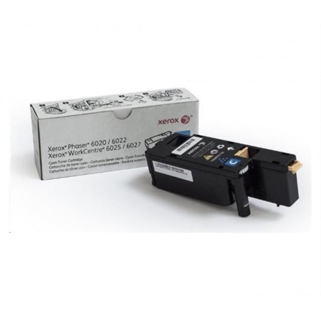 Toner Xerox 106R02760 pro Phaser 6020/6022/WorkCentre 6025/6027 cyan (1.000 str.)