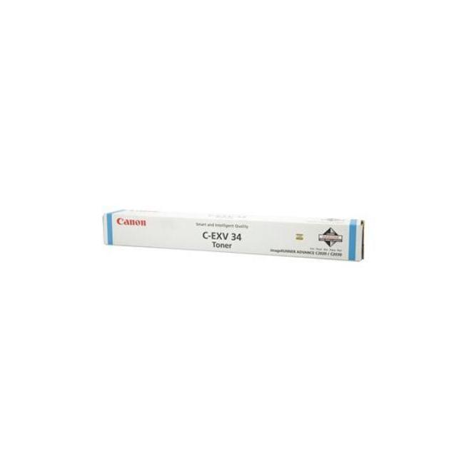Toner Canon C-EXV34 cyan (19.000 str.) pro iRAC2020L/iRAC2020i/iRAC2030L/iRAC2030i