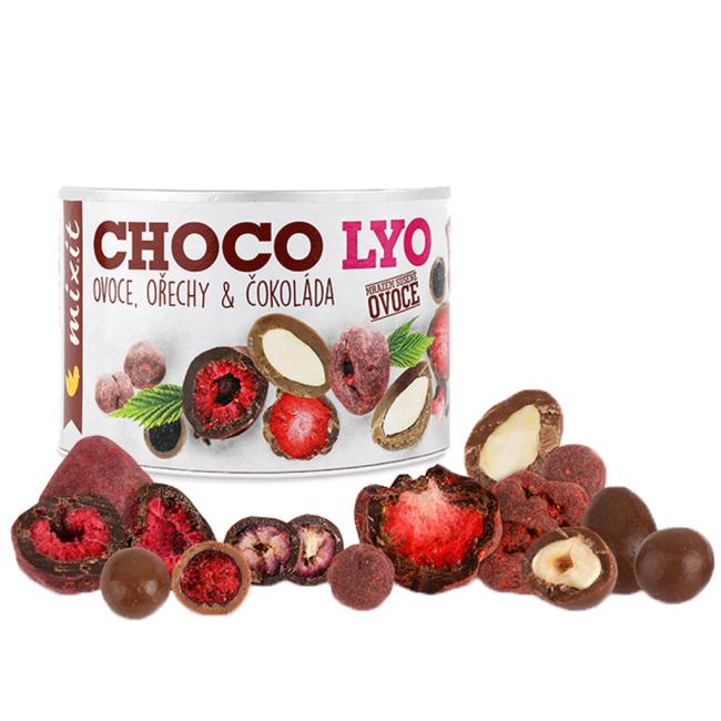 Křupavé ovoce a ořechy v čokoládě 180 g