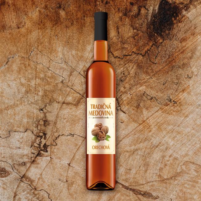 Tradiční ořechová medovina 500 ml
