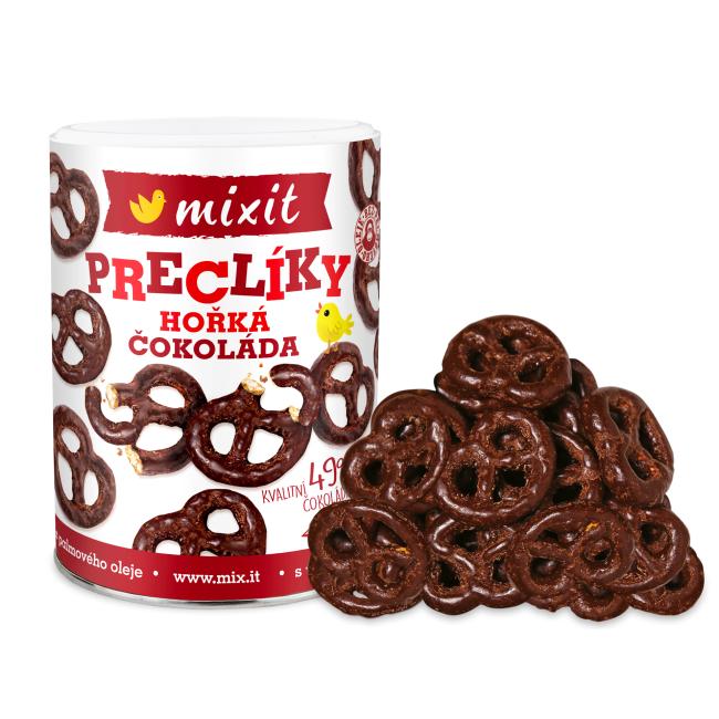 Mixit preclíky hořká čokoláda 250 g
