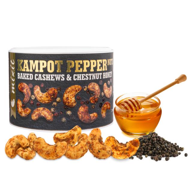 Mixit Oříšky z trouby - pepř Kampot a med 160g