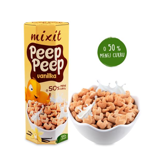 Mixit BIO Cereal Peep Peep - Vanilka 280g