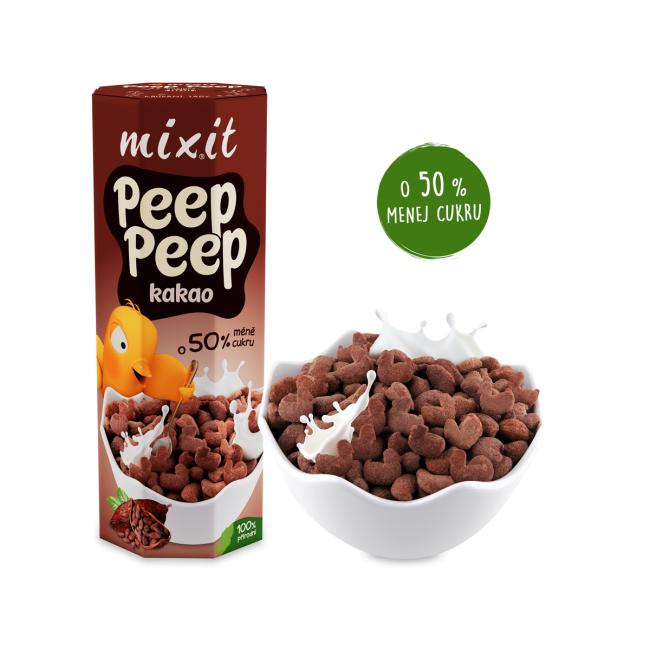 [XM456922] Mixit BIO Cereálie Peep Peep - Kakao 280g