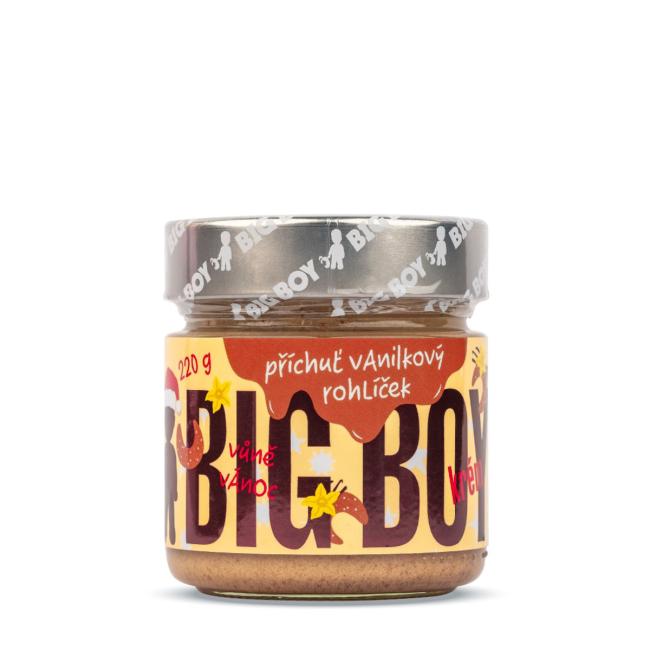 BIG BOY Vanilkový rohlíček - Oříškový krém s příchutí vanilkového rohlíček 220g