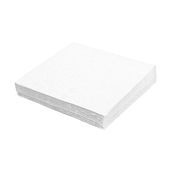[XX001544] Papírové ubrousky 2-vrstvé 33x33cm bílé 250ks