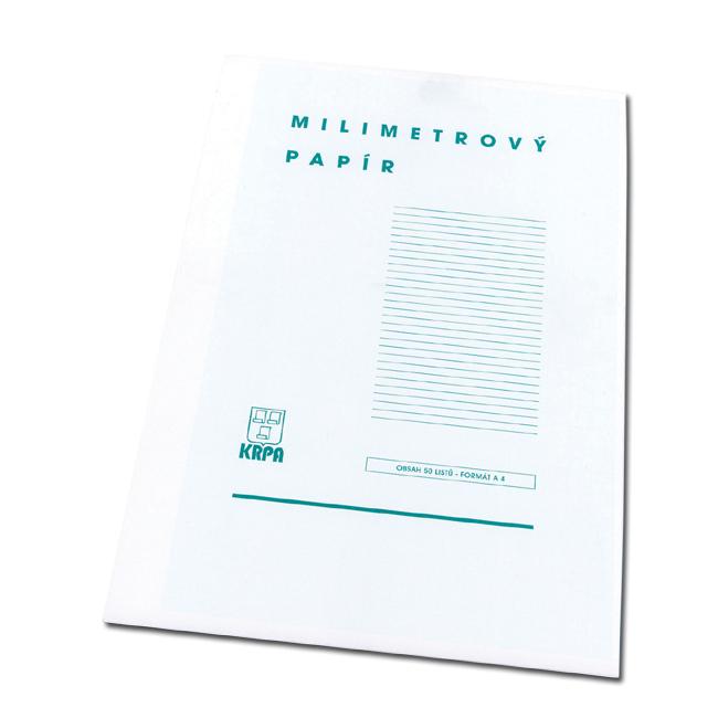 [XX020004] Milimetrový papír A4, bal. 50 ks