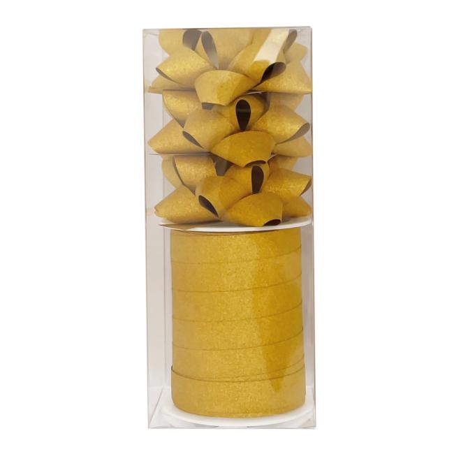 [XX060399] Malá vánoční souprava na balení dárků zlatá