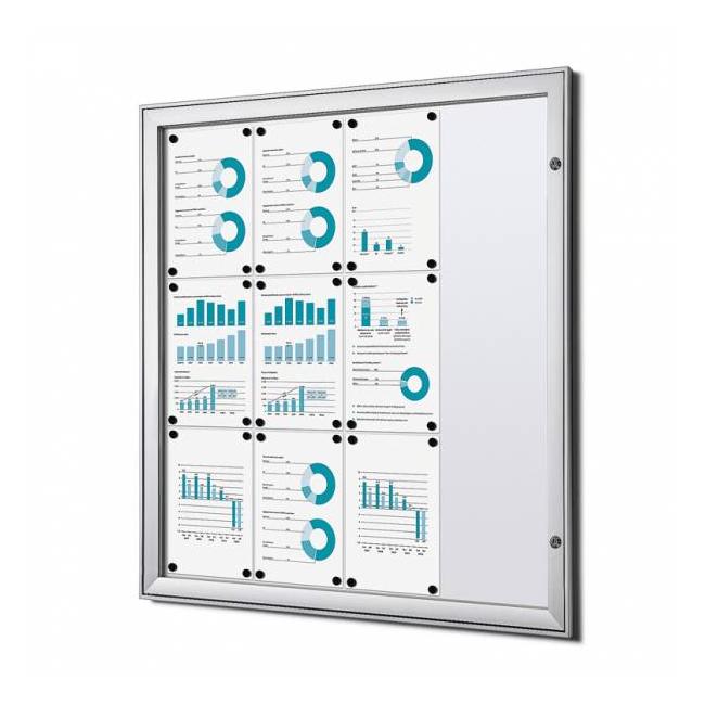 [XX081241] Informační vitrína Economy 12xA4, plechová zadní stěna