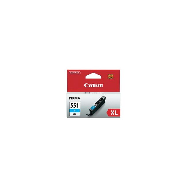 [CA020787] Inkoustová náplň Canon CLI-551 C pro MG 5450/6350/iP7250 cyan XL (500 str.)