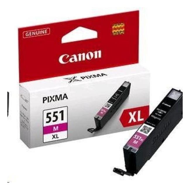 Inkoustová náplň Canon CLI-551 M pro MG 5450/6350/iP7250 magenta XL (500 str.)
