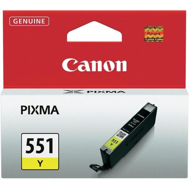 Inkoustová náplň Canon CLI-551 Y pro MG 5450/6350, iP7250 yellow (330 str.)