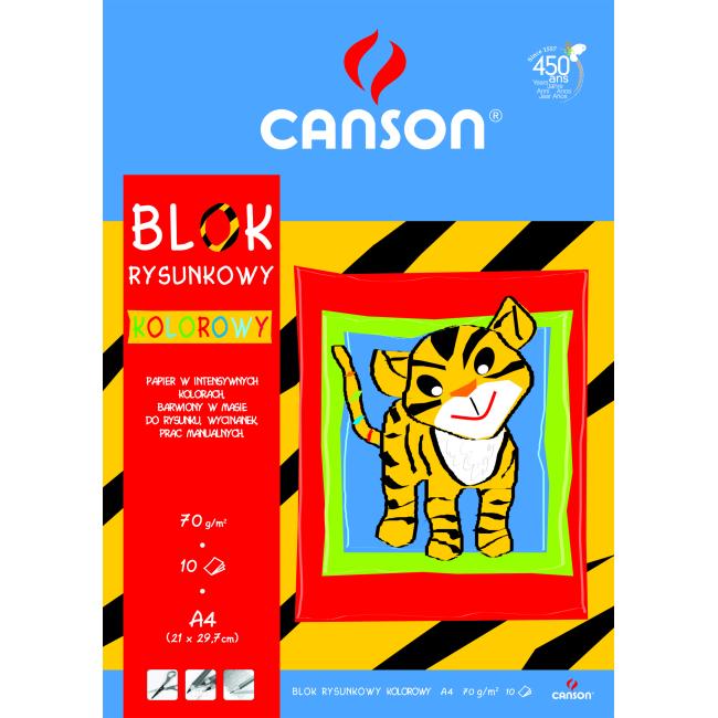 Barevný papír A4, mix 10 barev, 80g 'Škola'