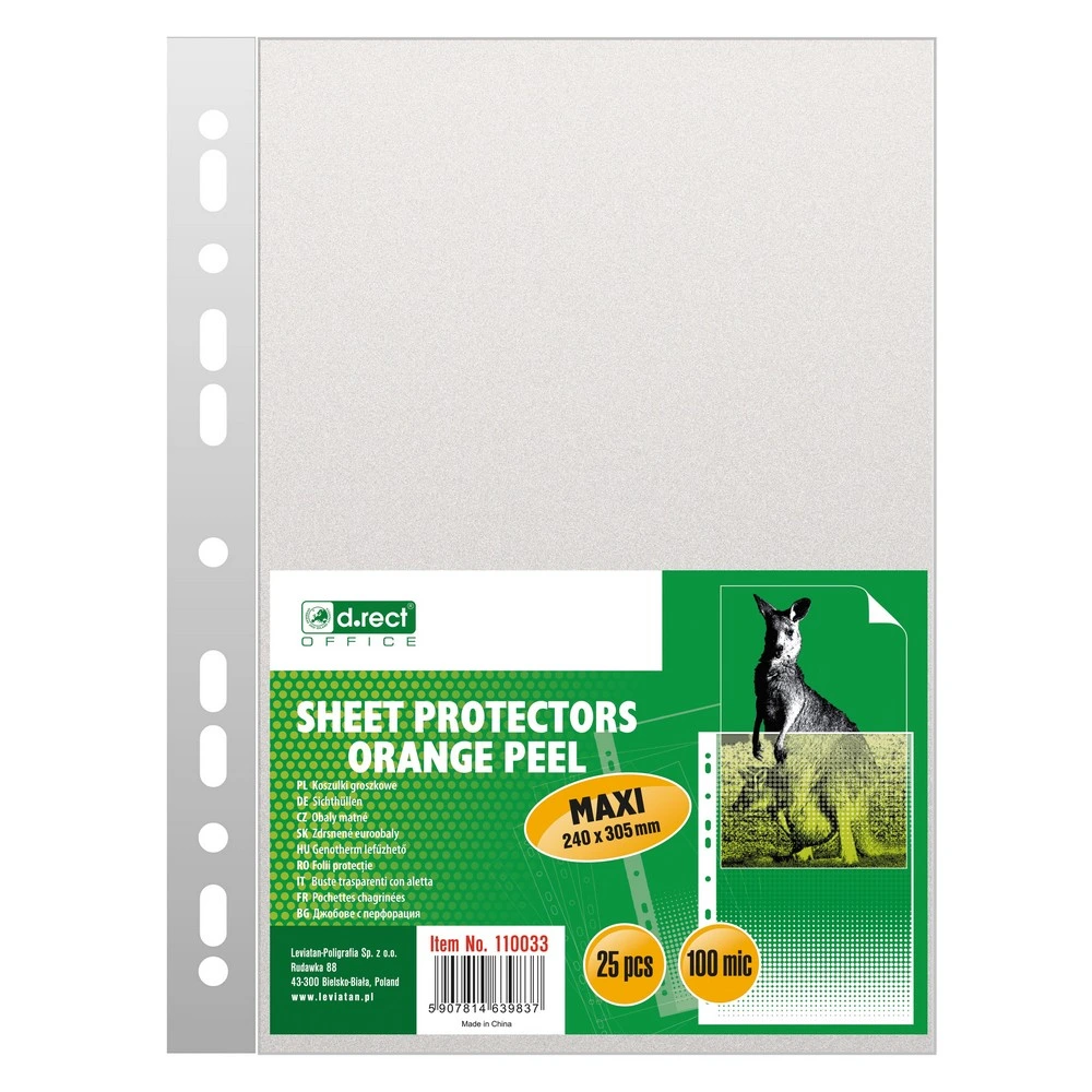 [LV110033] Euroobal D.rect 100MIC 25ks MAXI 240x305mm