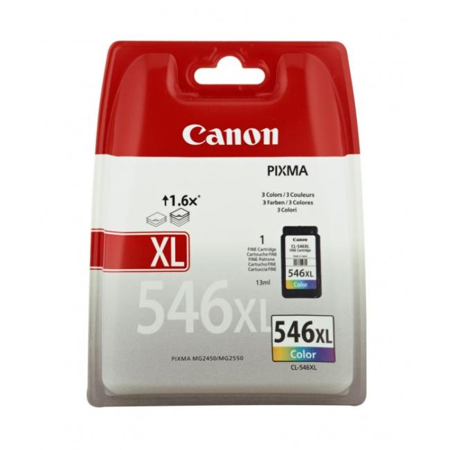 Inkoustová náplň Canon CL-546 XL (300 str.) pro MG 2450/MG2550 color XL