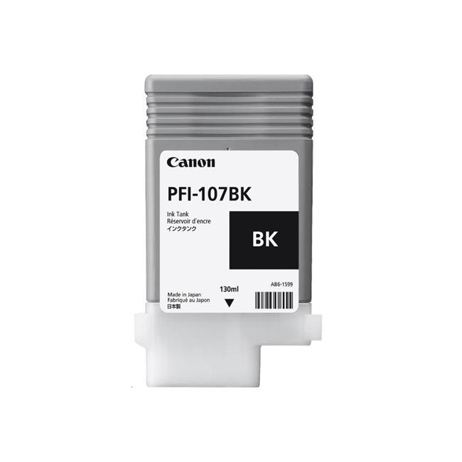 [CA029041] Inkoustová náplň Canon PFI-107BK pro iPF 670/680/685/780/785 black (130 ml)