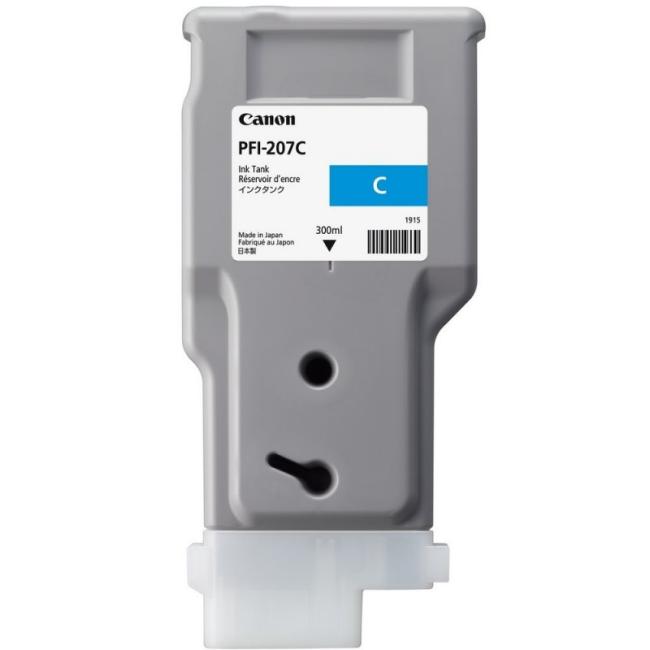 [CA029048] Inkoustová náplň Canon PFI-207C pro iPF680/685/780/785 cyan (300 ml)