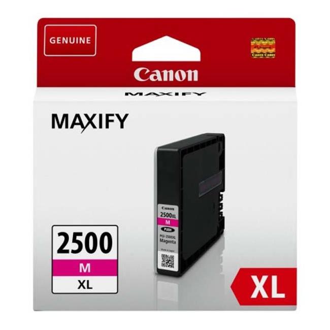 Inkoustová náplň Canon PGI-2500M pro MAXIFY iB4050/MB5050/MB5350 magenta XL (1.925 str.)