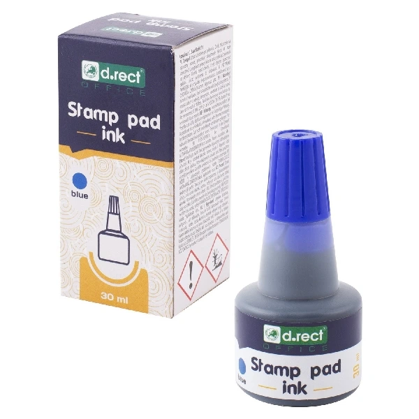 Razítková barva D.rect modrá 30ml