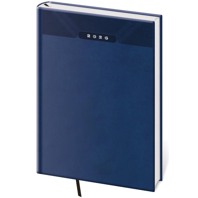 [DP422-2-C] Diary Print klasická denní A5 14,3x20,5cm modrá 2026 (Smluvní)