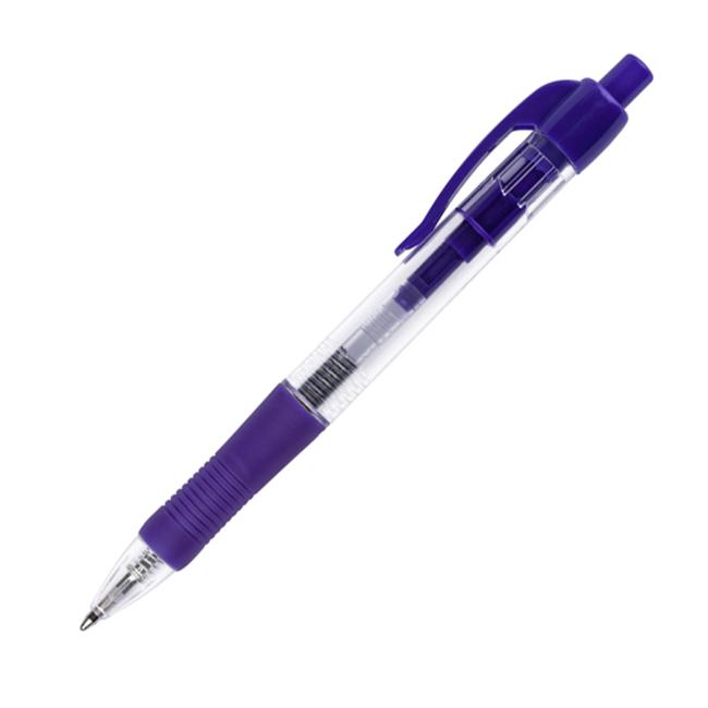 [QC000268-C] Kuličkové pero Q-CONNECT klikací modré (Smluvní)