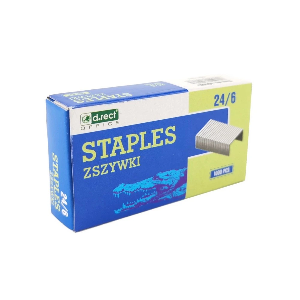 Kancelářské sponky Leviatan 24/6 zinkové • 1000 ks (Smluvní)