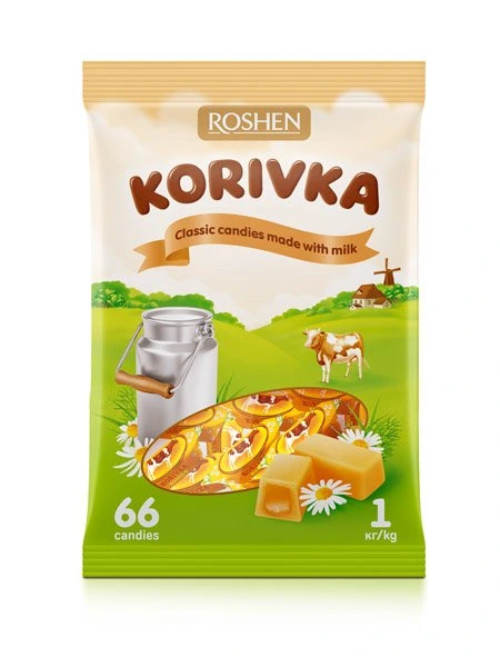 [CK00222206-C] Krowka mléčná cukrovinka ROSHEN (Smluvní)
