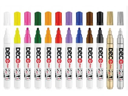 Lakový popisovač, 2-4 mm, ICO "Decomarker" (Smluvní)