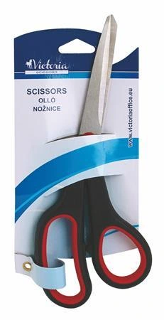 [IKVO02-C] Nůžky, kancelářské, 21 cm, VICTORIA OFFICE, černá (Smluvní)