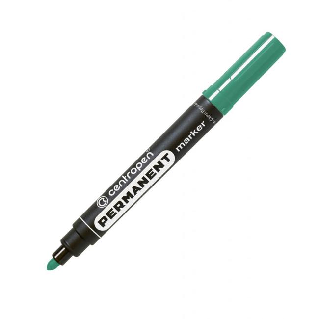 Permanentní popisovač Centropen 8566 zelený (Smluvní)