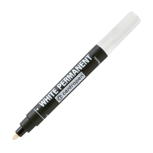 Permanentní popisovač Centropen 8586 bílý (Smluvní)