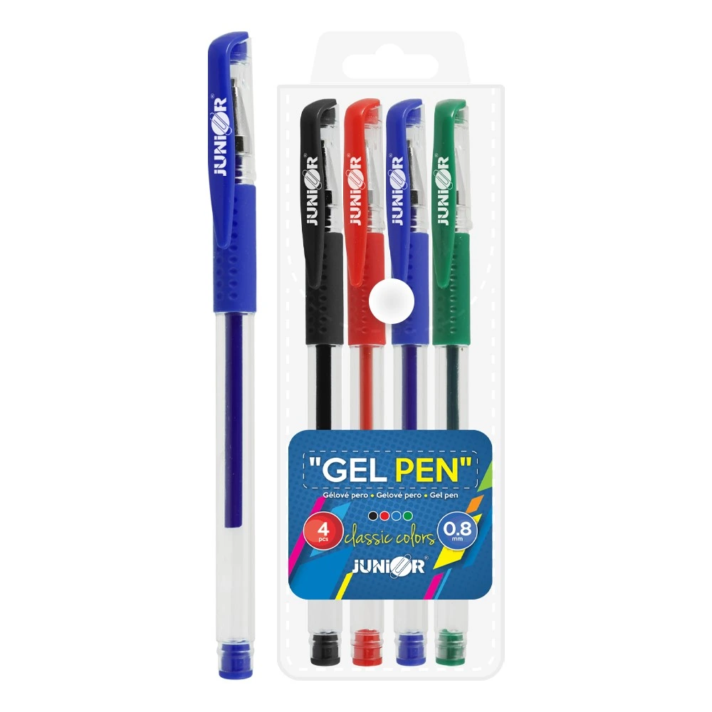 Pero gelové - sada 4 ks JUNIOR, Classic (Smluvní)