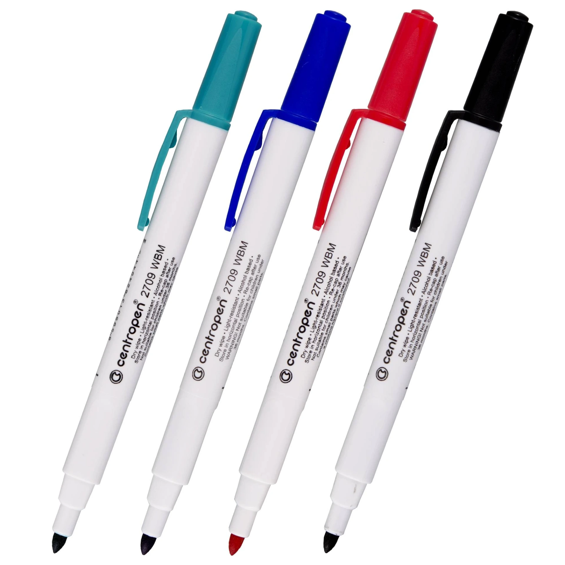 [CE270944-C] Popisovač na bílé tabule Centropen 2709, 3 mm, 4 ks (Smluvní)