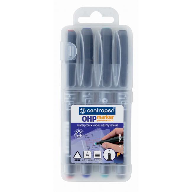 [CE263604-C] Sada popisovačů OHP Centropen 2636 F/4S (Smluvní)