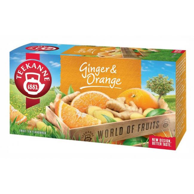 [PT606130-C] Čaj TEEKANNE ovocný Orange Ginger HB 20 x 2,25g (Smluvní)