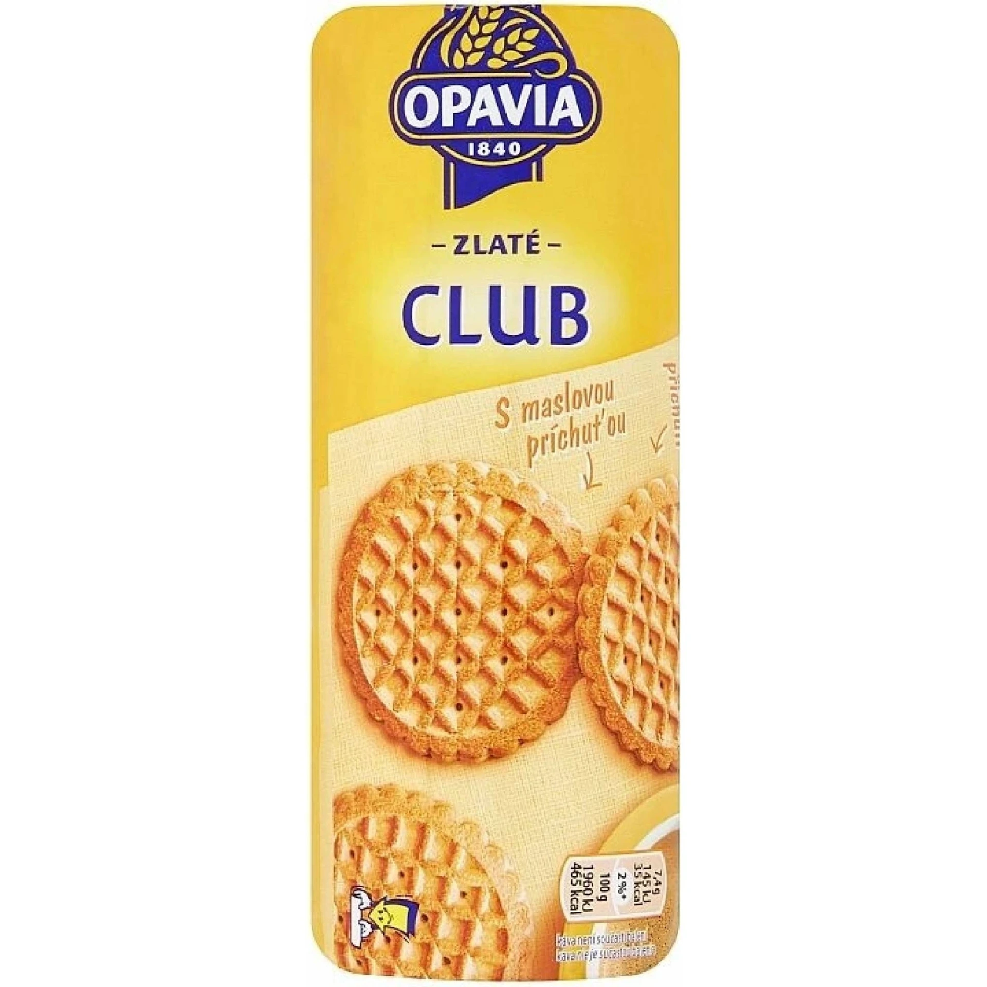 [PT552443-C] Zlaté club máslové sušenky 140g (Smluvní)