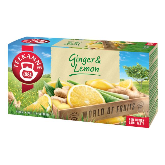 [PT604626-C] Čaj TEEKANNE ovocný Ginger & Lemon HB 20 x 1,75g (Smluvní)